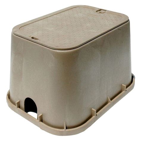 sprinkler system junction box full of sand|home depot sprinkler valve box.